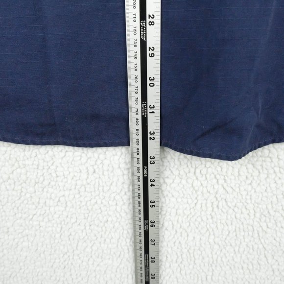 Propper Button Up Shirt Mens Extra Large Navy Blue Short Sleeve Workwear Army - Picture 5 of 9